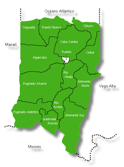 Mapa Territorial información de Vega Baja – Municipio Autónomo de Vega Baja